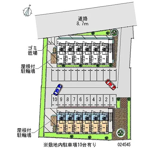 静岡市清水区蒲原　月極駐車場（LP）